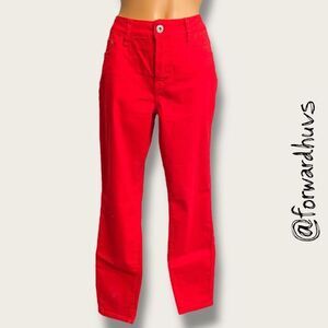 Signature Studio Red Skinny Jeans – Ultimate Stretch – Size 12